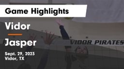 Vidor  vs Jasper  Game Highlights - Sept. 29, 2023