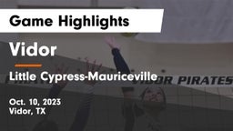 Vidor  vs Little Cypress-Mauriceville  Game Highlights - Oct. 10, 2023