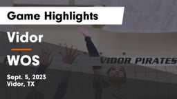Vidor  vs WOS Game Highlights - Sept. 5, 2023