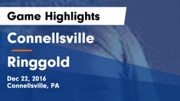 Connellsville  vs Ringgold  Game Highlights - Dec 22, 2016