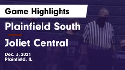 Plainfield South  vs Joliet Central  Game Highlights - Dec. 3, 2021