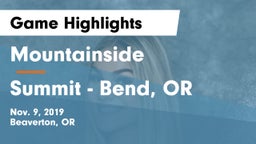 Mountainside  vs Summit  - Bend, OR Game Highlights - Nov. 9, 2019