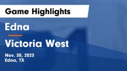 Edna  vs Victoria West  Game Highlights - Nov. 30, 2023