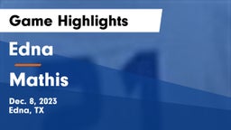 Edna  vs Mathis  Game Highlights - Dec. 8, 2023