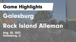 Galesburg  vs Rock Island Alleman Game Highlights - Aug. 30, 2022