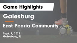 Galesburg  vs East Peoria Community  Game Highlights - Sept. 7, 2023