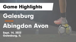 Galesburg  vs Abingdon Avon Game Highlights - Sept. 14, 2023