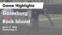 Galesburg  vs Rock Island  Game Highlights - April 17, 2024