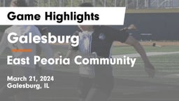 Galesburg  vs East Peoria Community  Game Highlights - March 21, 2024