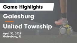 Galesburg  vs United Township Game Highlights - April 30, 2024