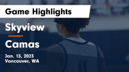 Skyview  vs Camas  Game Highlights - Jan. 13, 2023