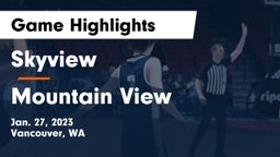 Skyview  vs Mountain View  Game Highlights - Jan. 27, 2023