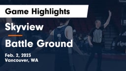 Skyview  vs Battle Ground  Game Highlights - Feb. 2, 2023