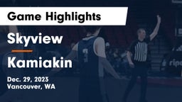 Skyview  vs Kamiakin  Game Highlights - Dec. 29, 2023