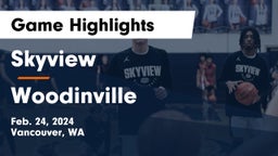 Skyview  vs Woodinville  Game Highlights - Feb. 24, 2024