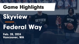 Skyview  vs Federal Way Game Highlights - Feb. 28, 2024