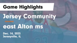 Jersey Community  vs east Alton ms Game Highlights - Dec. 14, 2023