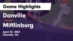 Danville  vs Mifflinburg  Game Highlights - April 25, 2024