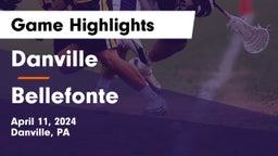 Danville  vs Bellefonte Game Highlights - April 11, 2024