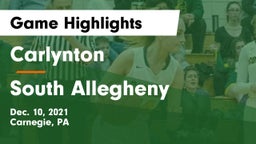 Carlynton  vs South Allegheny  Game Highlights - Dec. 10, 2021