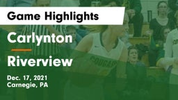 Carlynton  vs Riverview  Game Highlights - Dec. 17, 2021