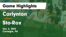 Carlynton  vs Sto-Rox  Game Highlights - Jan. 6, 2022
