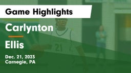 Carlynton  vs Ellis  Game Highlights - Dec. 21, 2023
