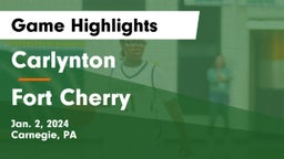 Carlynton  vs Fort Cherry  Game Highlights - Jan. 2, 2024