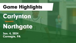 Carlynton  vs Northgate  Game Highlights - Jan. 4, 2024