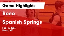 Reno  vs Spanish Springs  Game Highlights - Feb. 7, 2023