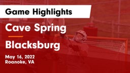 Cave Spring  vs Blacksburg Game Highlights - May 16, 2022