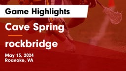 Cave Spring  vs rockbridge Game Highlights - May 13, 2024