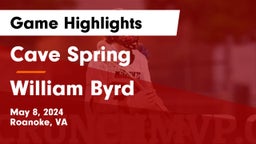 Cave Spring  vs William Byrd  Game Highlights - May 8, 2024
