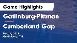 Gatlinburg-Pittman  vs Cumberland Gap  Game Highlights - Dec. 4, 2021