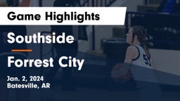 Southside  vs Forrest City  Game Highlights - Jan. 2, 2024