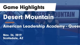 Desert Mountain  vs American Leadership Academy - Queen Creek Game Highlights - Nov. 26, 2019