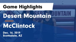 Desert Mountain  vs McClintock  Game Highlights - Dec. 16, 2019