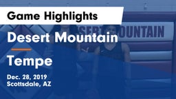 Desert Mountain  vs Tempe  Game Highlights - Dec. 28, 2019