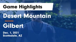 Desert Mountain  vs Gilbert Game Highlights - Dec. 1, 2021