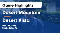 Desert Mountain  vs Desert Vista  Game Highlights - Dec. 27, 2021