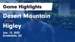 Desert Mountain  vs Higley  Game Highlights - Jan. 12, 2023
