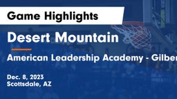 Desert Mountain  vs American Leadership Academy - Gilbert  Game Highlights - Dec. 8, 2023