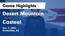 Desert Mountain  vs Casteel  Game Highlights - Jan. 9, 2024