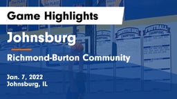 Johnsburg  vs Richmond-Burton Community  Game Highlights - Jan. 7, 2022