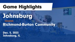 Johnsburg  vs Richmond-Burton Community  Game Highlights - Dec. 5, 2023