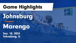Johnsburg  vs Marengo  Game Highlights - Jan. 18, 2024