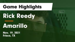 Rick Reedy  vs Amarillo  Game Highlights - Nov. 19, 2021