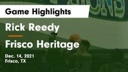 Rick Reedy  vs Frisco Heritage  Game Highlights - Dec. 14, 2021