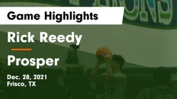 Rick Reedy  vs Prosper  Game Highlights - Dec. 28, 2021