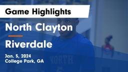 North Clayton  vs Riverdale  Game Highlights - Jan. 5, 2024